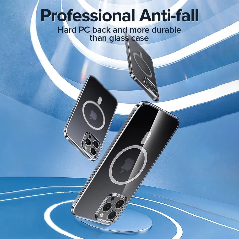 Magnetic Transparent iPhone Case-1