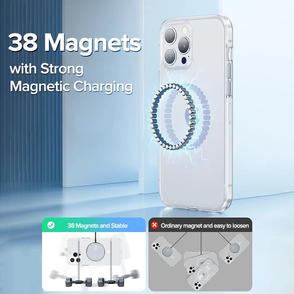 Magnetic Transparent iPhone Case-3